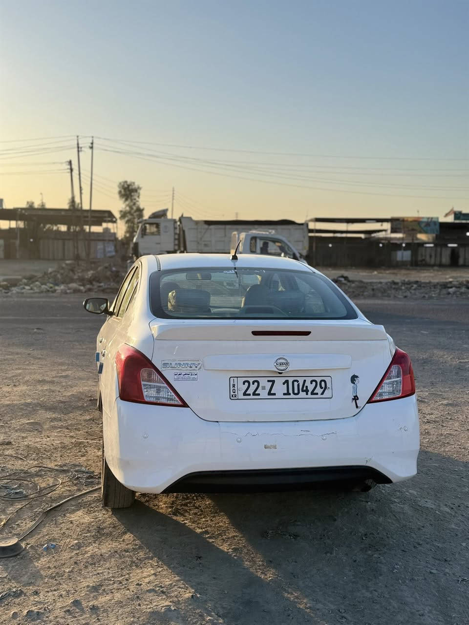 السلام عليكم للبيع نيسان صني
2025 مصري  تحويل أو وكال
بيها 5 قطع تبديل 
بدون دواخل كفاله عامه شرط السونار
مكينه كير صدر تبريد خير من الله 

مكان السياره بغداد تقاطع النهروان
الاستفسار ***********
