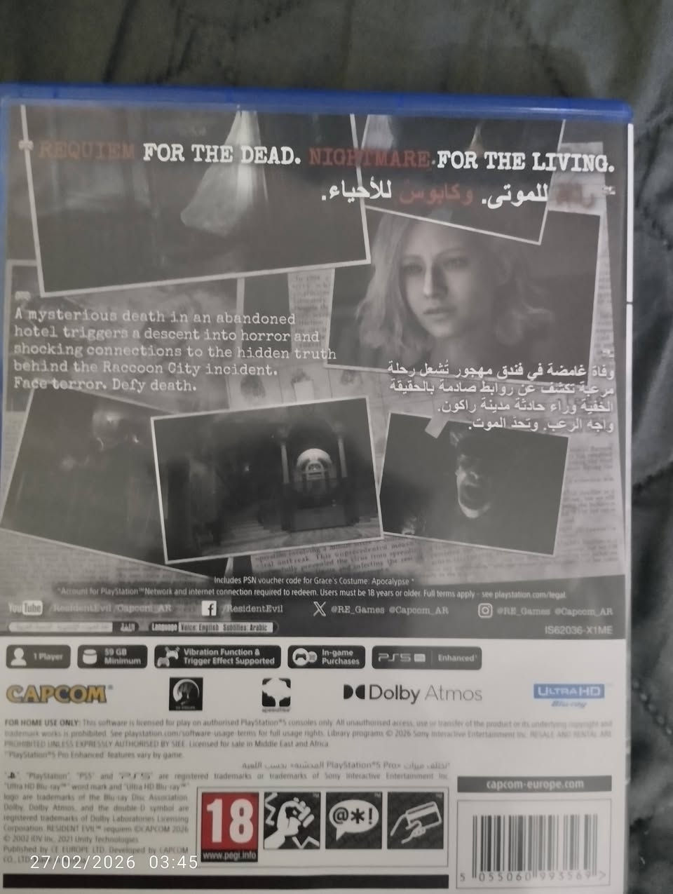 سلام عليكم لعبة ريزنت ايفل 9 ترجمه عريبه  للبيع السعر 94 الف للشراي فقط


**إذا كنت صاحب هذا الإعلان وتريد حذفه لأي سبب، رجاءا أرسل رسالة إلى الدعم الفني**