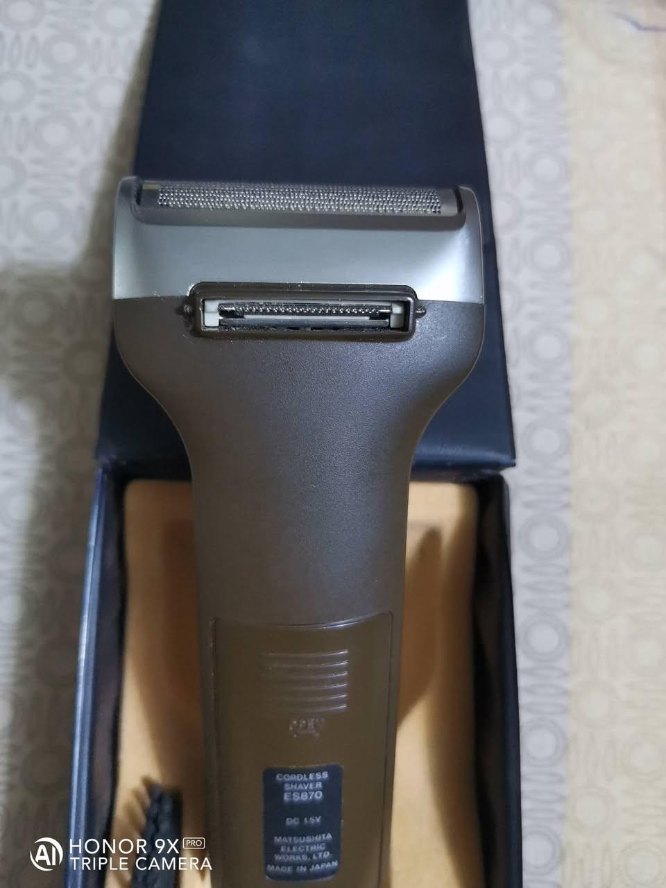 مكينة حلاقة National رجال اعمال ماركة Super Razor صناعة يابانية MADE IN JAPAN. لوك غير مستخدمة فحص فقط شغالة بالكامل باتري وسط مع العلبة الخاصة والفرشاة.. السعر 40 الف


**إذا كنت صاحب هذا الإعلان وتريد حذفه لأي سبب، رجاءا أرسل رسالة إلى الدعم الفني**