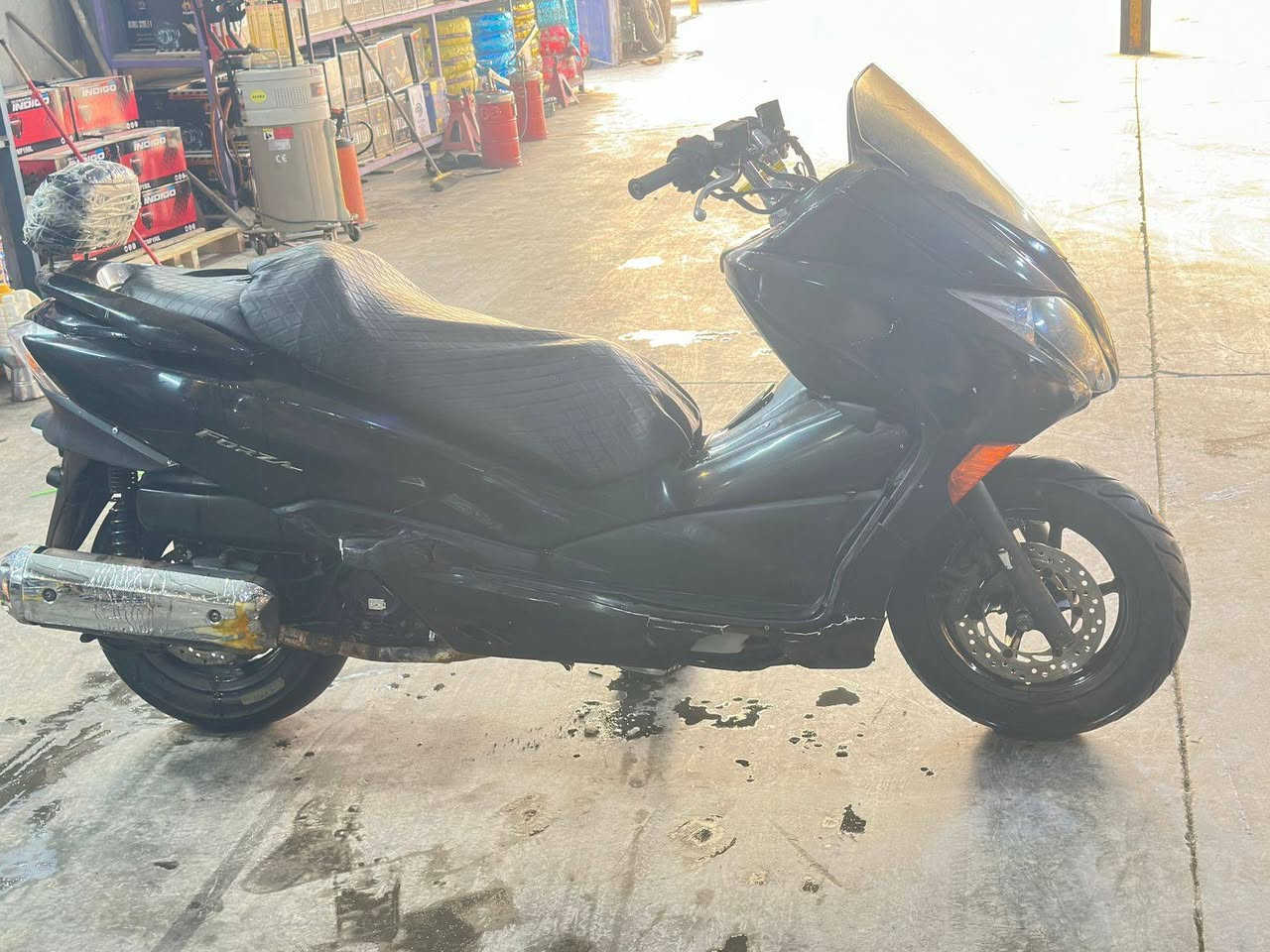 فورزه صفر 10
دراجه منفيز
نضافت الكفرات 100/60
مكينه مفتوحه بس شغل دراجاء اوله تجي تفحض وشوف 
كهربائياته كله شغاله 
العنوان السماوه 
رقم *********** وتساب 
غير متواجد ع فيس
