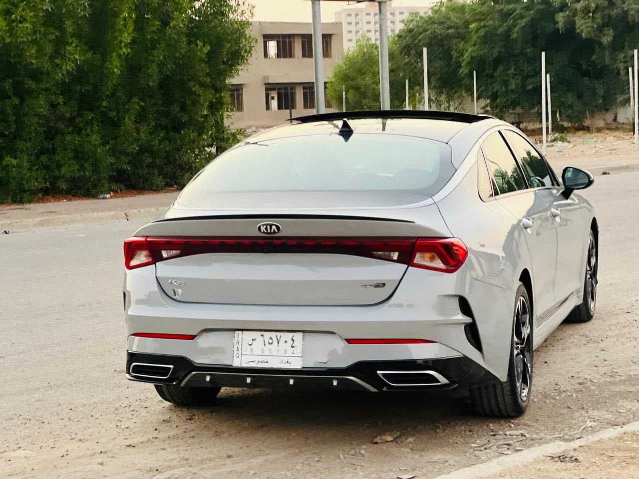 السلام عليكم 🧿
للبيع كيا K5 
ماشية (34m)

 الفئة جيتي لاين
المديل /2021 
رقم بغداد معوقين 
الضرر بنيد وجاملغ بدون دواخل 
 السعر.  (. 168. بيها مجال )
1 حجم المحرك 4 سلندر 1600 تيربو 
2 كامره +رادارخلفي+رادار امامي+ رادار جانبي مانع اجتياز  
3 بصمه ابواب وتشغيل عن بعد 
4زنون عالي وناصي
5مقاعد جلد اصلي احمر مختوم جيتي 
6سقف بنراما
7مقاعد الامامي كهرباء 
8هاند بريك بصمه 
9تحديد مسار 
10شاشا كبيره مع كامره دواره
11 ستيرن رياضي D شعار GT LINE
12 مثبت سرعه
13شحن هاتف 
14 اشاير بل مري 
15نضام قياده ايكو + سبورت + سمارت + نورمال 
وباقي المواصفات المعروفه في فئة جيتي لاين 
مكان السياره بغداد البياع
   .***********
.
