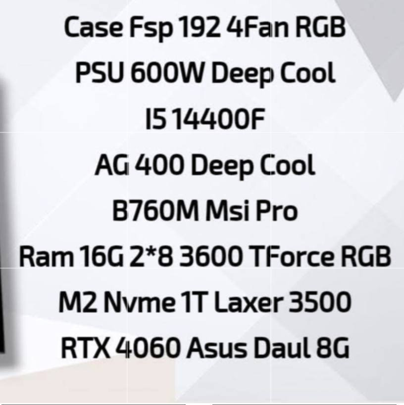 كامل من كل شي من كل المواصفات والشرح عن البي سي بالقطع بالصور موجود بس شغل او العب أو اشتغل كل الكراتين مالت القطع موجوده سعره1350 أو بي مجال التواصل فقط على الواتساب الموقع النجف *********** /‏‪***********‬‏
