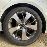 مرحبا تخم ويل كب حجم 17 وتخم تايرات كلش نظيفات حجم التاير 225/55/17 قي...