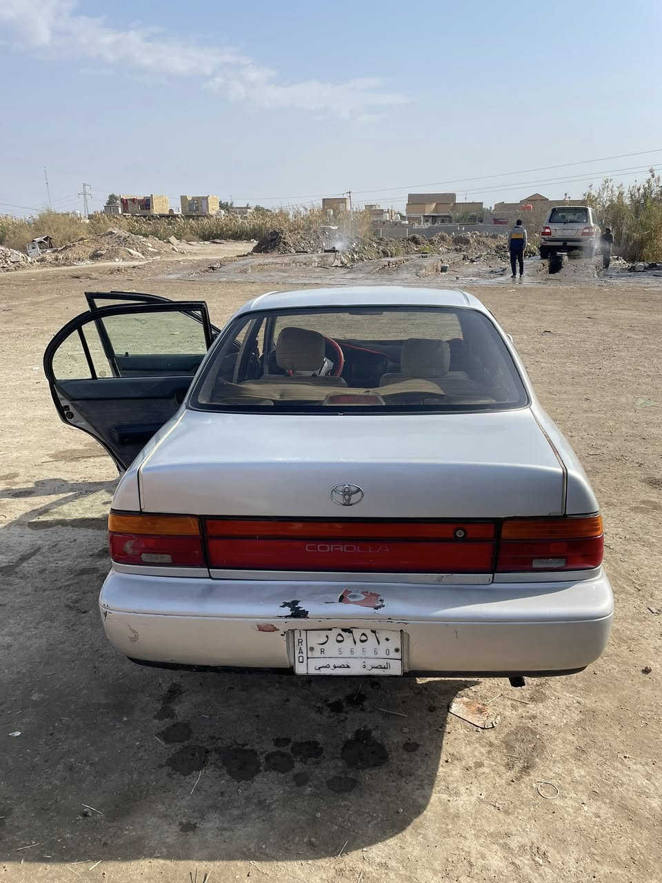 📣 للبيع: تويوتا كورولا 1994 (وارد أمريكي) 
• ✅ الصبغ:  (صبغ بلادي ).
• ✅ المحرك: 1600 
• ✅ الكير والمكينة: بحالة ممتازة.
• ✅ الكهربائيات: شغالة 100% بدون أي نقص.
• ✅ الصدر: صدر أمامي وخلفي بحالة ممتازة. 
• ✅ الأوراق: مشروع وطني، سنوية ل2027 , رقم بصرة.
• ✅ للاستفسار : رقم الهاتف ***********, ذي قار
