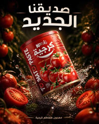معجون طماطم • طبيعي • بدون مواد حافظة