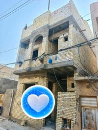 نصف قطعة للبيع قطاع 40 قريب مريدي بناء حديث المساحه 63 م طابقين ونصف ق...