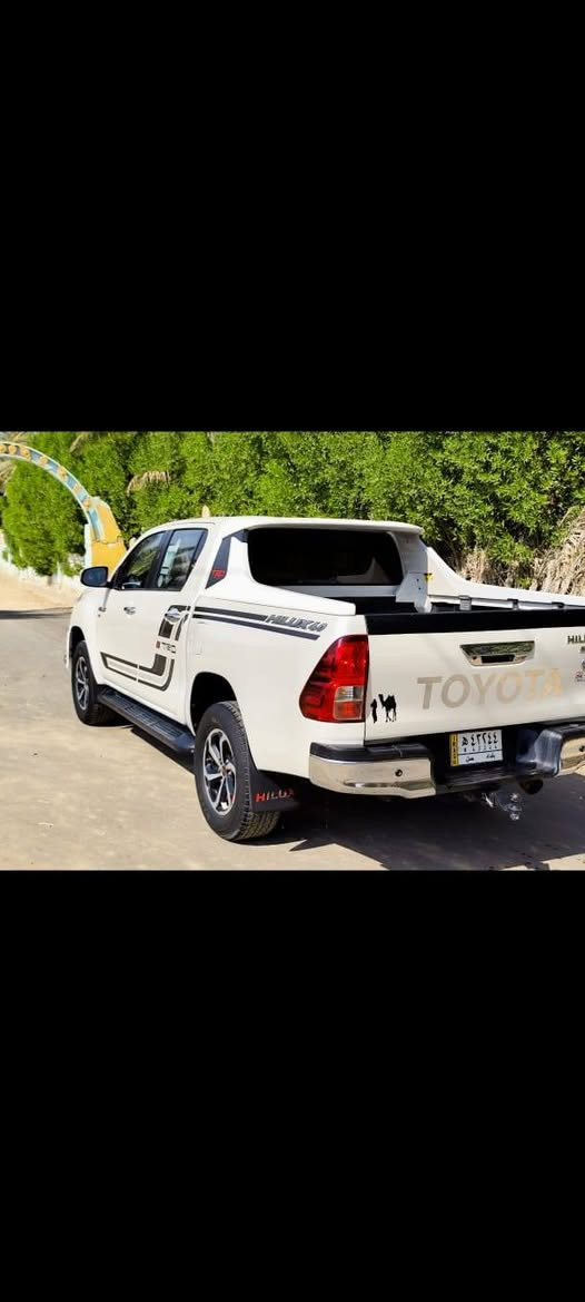 هايلوكس موديل 18 كويتي رقم بغداد TRD
مكفوبه كفاله عامه 
حداديه تخم تاير 
كير محرك شرط
مكان ديوانيه الحمزة الشرقي 
***********
