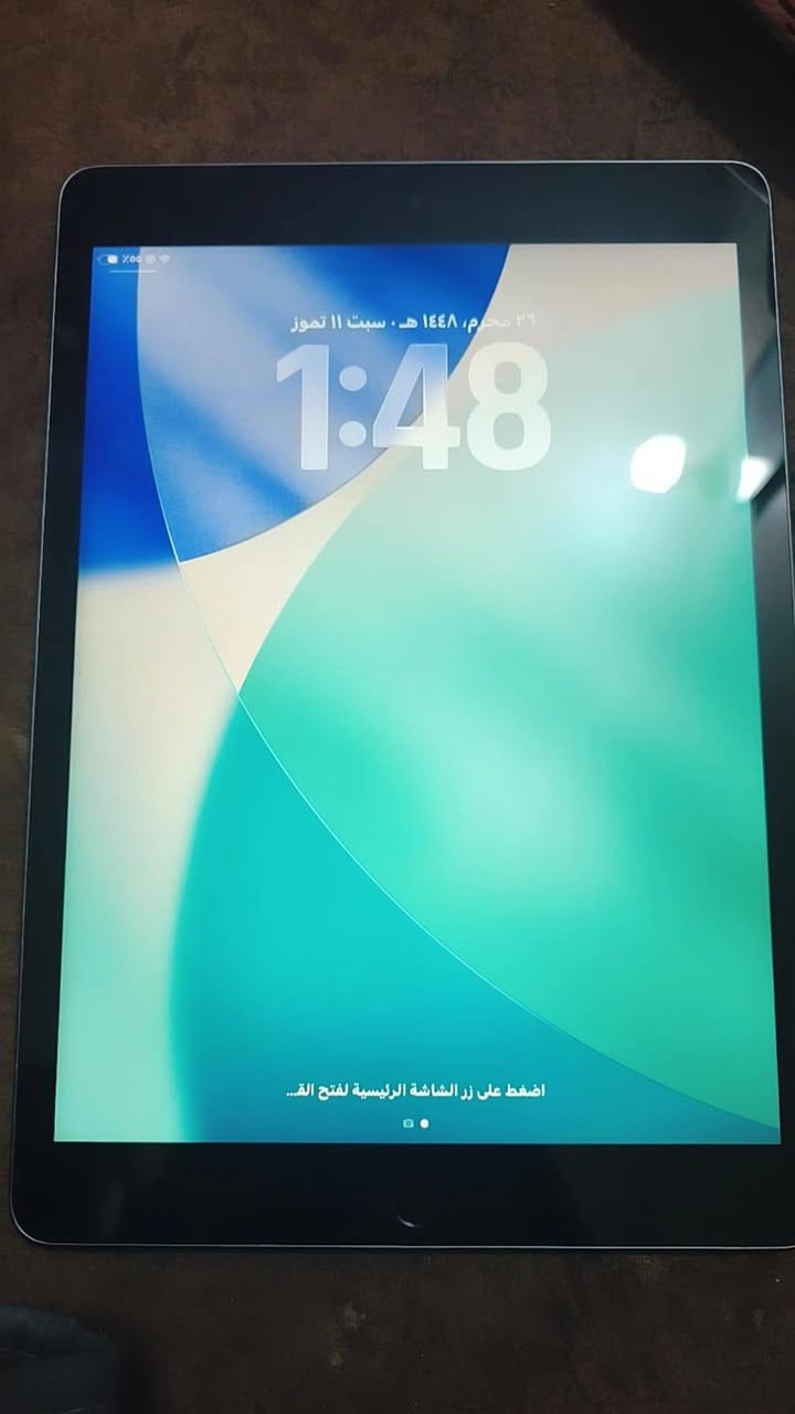 ايباد 9 نضيف مستعمل فترة قليله ذاكرة 64G
السعر 250 الف دينار
مكاني نجف، 
للأتصال: ***********،واتساب
