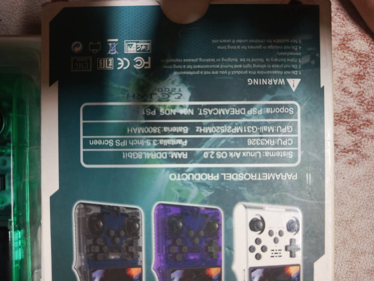 جهاز العاب جدا قوي يشغل العاب pap ووياه رام سانديسك ٢٥٦ بس رام سعره ٥٠ الف 
المهم الجهاز يحتجا تنزيل العاب شغال كلشي مابي 
اول تم ٢٥


**إذا كنت صاحب هذا الإعلان وتريد حذفه لأي سبب، رجاءا أرسل رسالة إلى الدعم الفني**