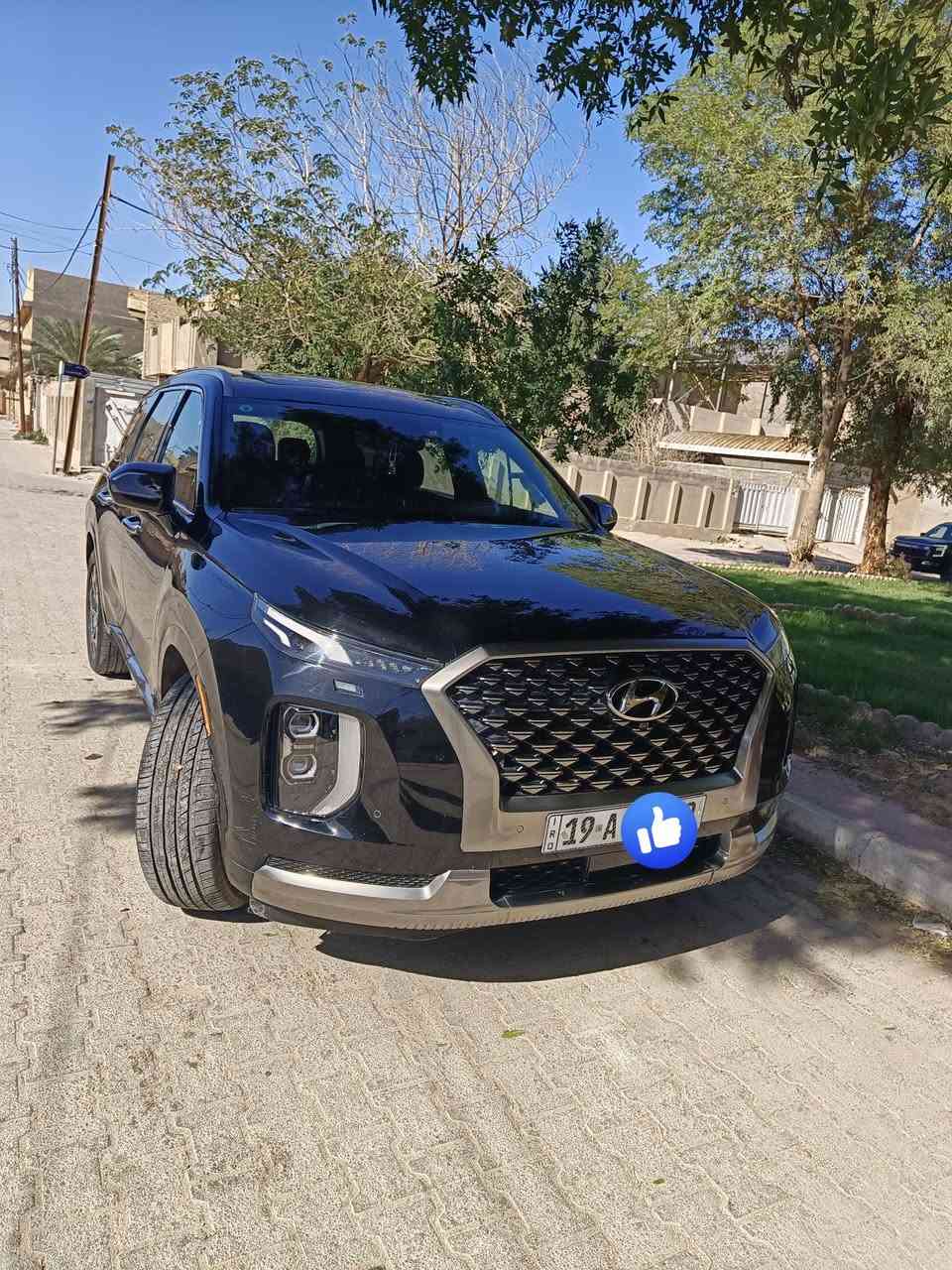 السلام عليكم 
هونداي باليسايد 2022 أمريكي 
مواصفات كالكرافي ، أعلى فئة بيها و معروفة مواصفاتها ( فول من كلشي )
ضربتها موضحة بالصور ، رقمها كربلاء 
السعر 265$ ورقة 
العنوان : كربلاء 
للاستفسار: ***********
