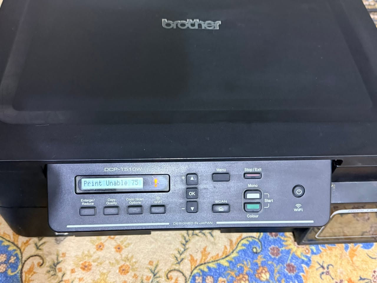 طابعه برذر t510 
بيها كود 75
السعر 60 الف


**إذا كنت صاحب هذا الإعلان وتريد حذفه لأي سبب، رجاءا أرسل رسالة إلى الدعم الفني**