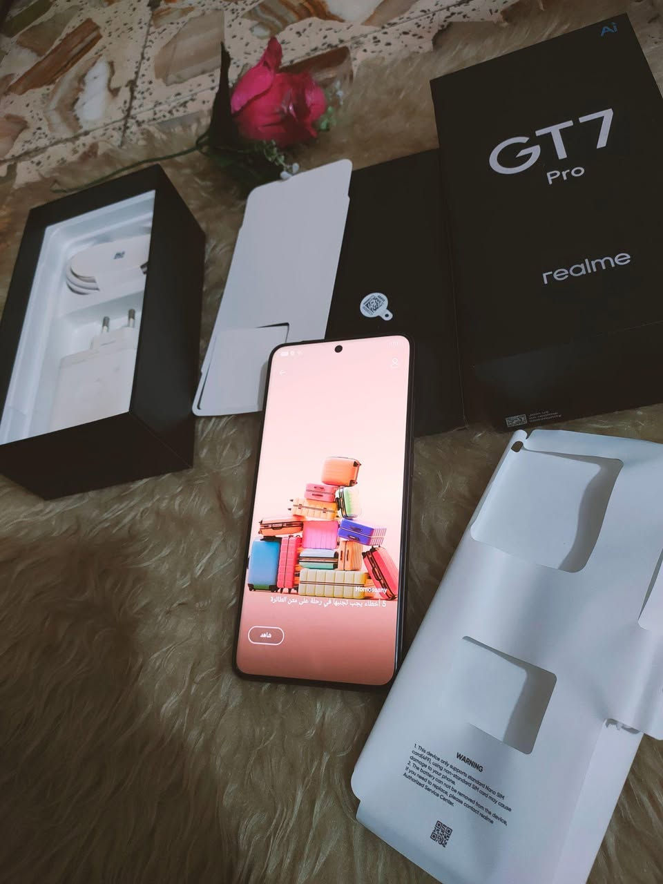 سلام عليكم اخوان جهاز ريلمي جي تي 7 برو انتبه اخوان نسخه عالميه وليس صينيه 512 كامل الملحقات مع لاسق اصلي وفلاتر سماعات اخوان معالج 8 اليت وبطاريه 6500 وشحن 120 واط ومقاومه p69 للبيع او المراوس مكاني بغداد مدينه الصدر توصيل ماعندي للستفسار خاص او وات ساب *********** بسعر ثابت 725 الف فقط بغداد, العراق
