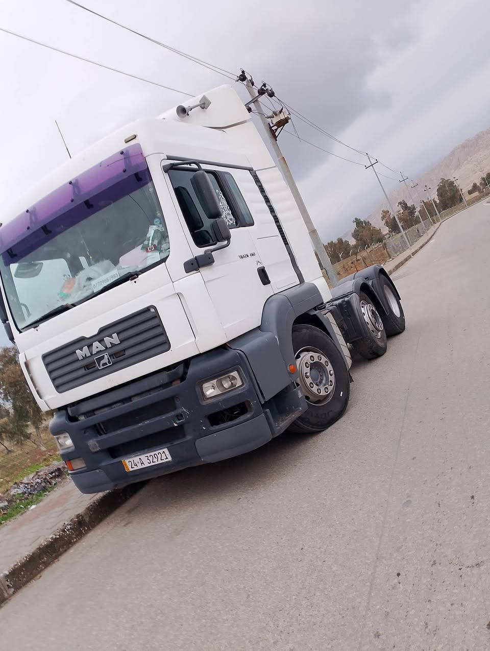 السلام عليكم مان 2003 رقم دهوك مكينه بم ونوزل 460تخم تاير سنويه جديده خيط بخار بدون نتقيص للاستفسار *********** مكانها سليمانيه دربندخان
