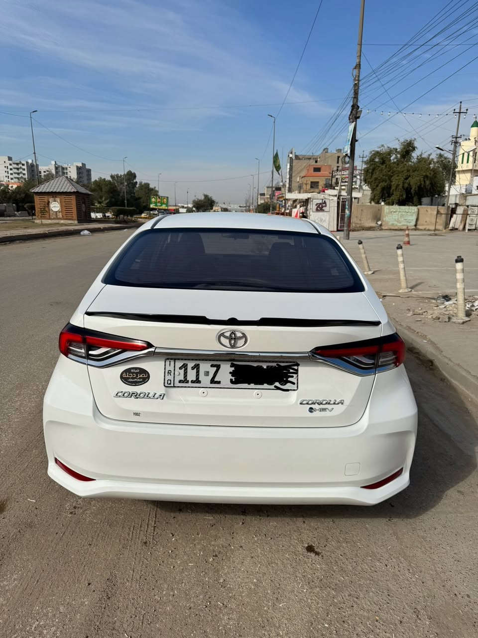 السلام عليكم 
كورلا (2025) هايبرد شكل الخليجي 
رقم بغداد 
ماشيه (7000)الف 

المواصفات 👇

🔵محرك 1.8 لتر VVT هايبرد
🔵كشنات جلد
🔵داخل اسود
🔵كير بوكس اوتوماتيك 6 سرع 
🔵دخول ذكي و تشغيل ( بصمة ) 
🔵شاشة apple car play and android auto
🔵كامرة خلفية 
🔴رادار تحديد مسار ومانع تصادم ‼️
🔵 دشبول ديجتال 
🔵تبريد قطعتين 
🔵 فتحة سقف ( سلايد روف )
🔵 لايت أمامي وبروجكتر  LED ‼️
🔵 بك لايت LED‼️
🔵 تحكم ستيرين 
🔵 اوتو لايت
🔵 اوتو هولد
🔵 نظام ABS 
🔵هاند بريك كهرباء 
🔵نظام التحكم بالانارة الخارجية
🔵 اشاير بالمري
🔵حساس ضغط الاطارات
🔵 وضعيات قيادة 
🔵مانع انزلاق

مكان السياره بغداد 

السعر (164$) 
للاستفسار : ***********
