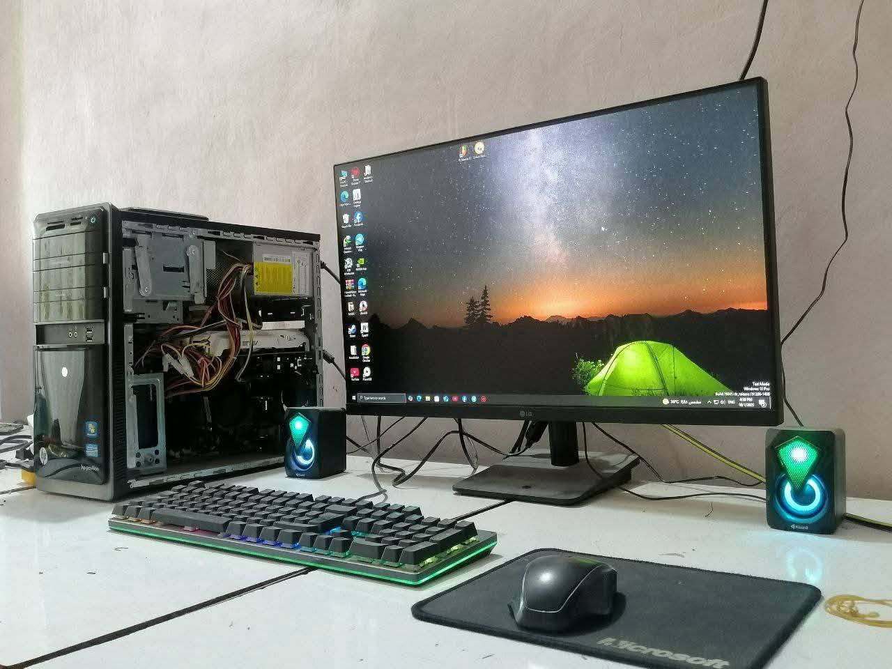 السلام عليكم للبيع PC سستم من شركة hp السعر 350 الف
(عنوان محافظة كركوك متوفر توصيل)

-المواصفات-

1- المعالج core i7 3770 3.4 hz

2- كارت شاشة gtx 1060 3gb oc قابل كسر سرعه

3- هارد hhd 500 وهارد ssd 256

4- بور سبلاي 340 واط يدعم منفذ خارجي

5- يحتوي الكيس قطعة وايفاي

6- شاشة من شركة lg حجم 27 بنل ips الهيرتزية 100 هيرتز

7- يجي معه الكيس كيبورد ميكانيكي اصلي وكذلك الماوس
وايرلس اصلي معه باد وسماعات محيطية. 
***********

