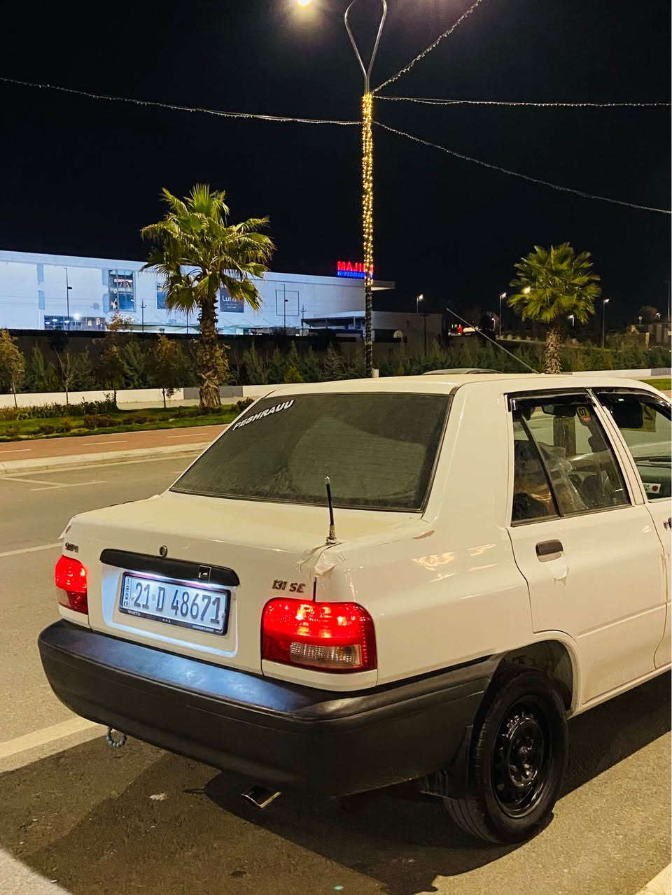 سەرەتا بە ناوی خوای گەورە 
ســـەیپــــا ٢٠١٧
بە شەرتی گێڕ و مەکینە نەکراوەتەوە✅
سەنەوی تا ٢٠٢٨ تازەیە ✅
سەیارەیەکی ئیختیصادیە و  بانزین زۆر کەم ئەخوات✅
 سەیارەیەکی تن و تۆڵ و بێ مەسرەف✅
سەیارەیەکی جوان و ڕێک و پێکەو تا بڵێی جوان ماوەتەوە ✅
ماوەی ڕۆشتن : ١١٠ هەزار مایل ✅
بۆیاخ: نیو چەمەلەغ بێ ناوگرتن 
سەیارەکە ماڵی دۆستە - لە ڕەسمەکان جوانتر نەبوو گلەی بکە  ✅
ناونیشان : سلێمانی 
بۆ زانیاری زیاتر : ***********
مشتەری نیت سەرمان مەئێشێنە 
سعری / ٧٠ گەڵا ومعامەلەیەکی برایانە . 
ئەدمین ♥️ السليمانية, العراق
