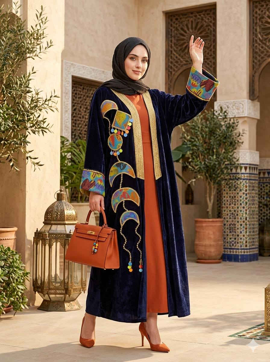 بشت قطعة فنية تجمع بين فخامة المخمل وحيوية الألوان التراثية... بشت مشغول يدوياً يختصر الجمال بتفاصيل مصنوعة بدقة وكأنه لوحة فنية صُممت لتليق بمناسباتك...في الصور التنسيقات التي تناسب البشت... الفتاة الموديل بالذكاء الاصطناعي... للمزيد من المعلومات التواصل على الخاص.


**إذا كنت صاحب هذا الإعلان وتريد حذفه لأي سبب، رجاءا أرسل رسالة إلى الدعم الفني**