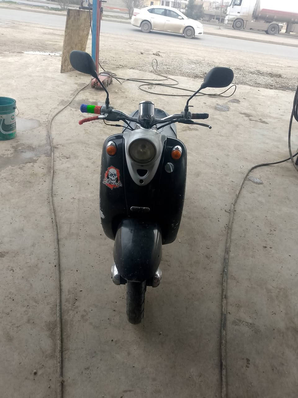 سلام علیكم دراجه عبدالحلیم نثیه نضیفه تایرات جدید كابریتر جدید بریك امامي وخلفي جدید كهربایات كلهن شغال دراجه جاهزه سلف هندر تشتغل بیهه فقط صوت اكسل خفیف سعره300وبیهه مجال للبیع ومراوسه ویا ماكس الي عنده مراوسه یدزلي ع خاص***********
