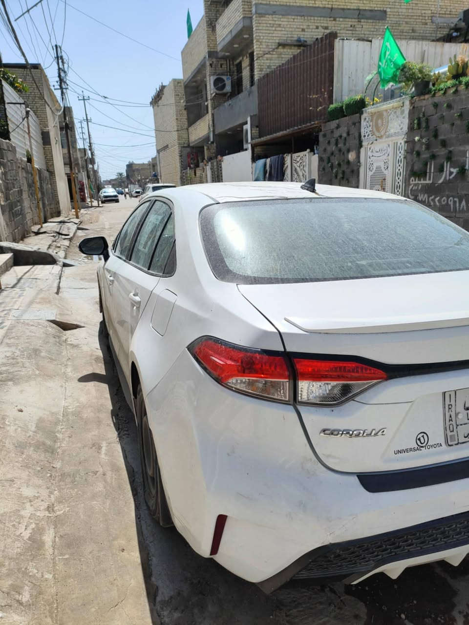 السلام عليكم للبيع كورلا موديل22 فول لفول ماشيه 41معوقين رقم بغداد حادث امريكا بنيد وجاملغ بدون لا لغود ولا شواصي وابغداد باب وجاملغ الخلفي والسياره بانزين السعر 118 رقم:*********** العنوان بغداد البلديات شارع المصرف
