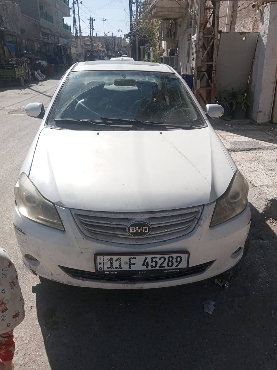 بي واي دي g3 اوتماتيك وعادي
كير محرك صدر تخم تاير كفاله
صبغ فقط باب وجاملغ جهت السايق 

يرادلها ترتيبات بسيطه تبريد شغال ثلج كهربائيات مشط ستيرن جديد باتري سياره حلوه 
سياره رقم انكليزي هزه جديده بأسمي السياره شرط التحويل 
58 مكاني بغداد المنصور
***********
