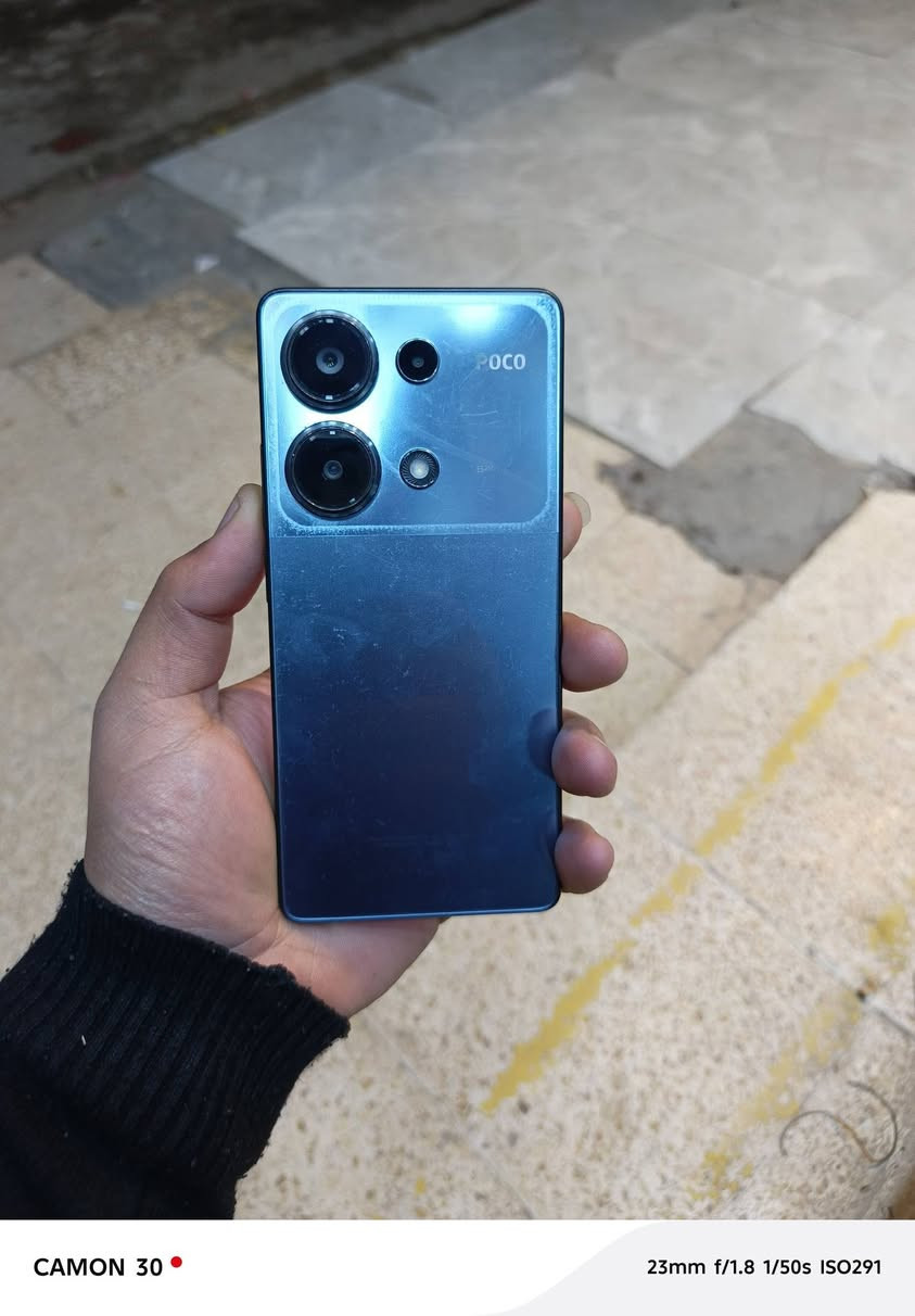 عملاق البوكو m6 برو 5G 
الذاكرة 512 والرام 18 
بوبجي 90 فريم سلاسه فول السعر 200 مكاني حي سومر 
جهاز ما مفتوح وضع شركة رقمي تواصل واتساب ***********
