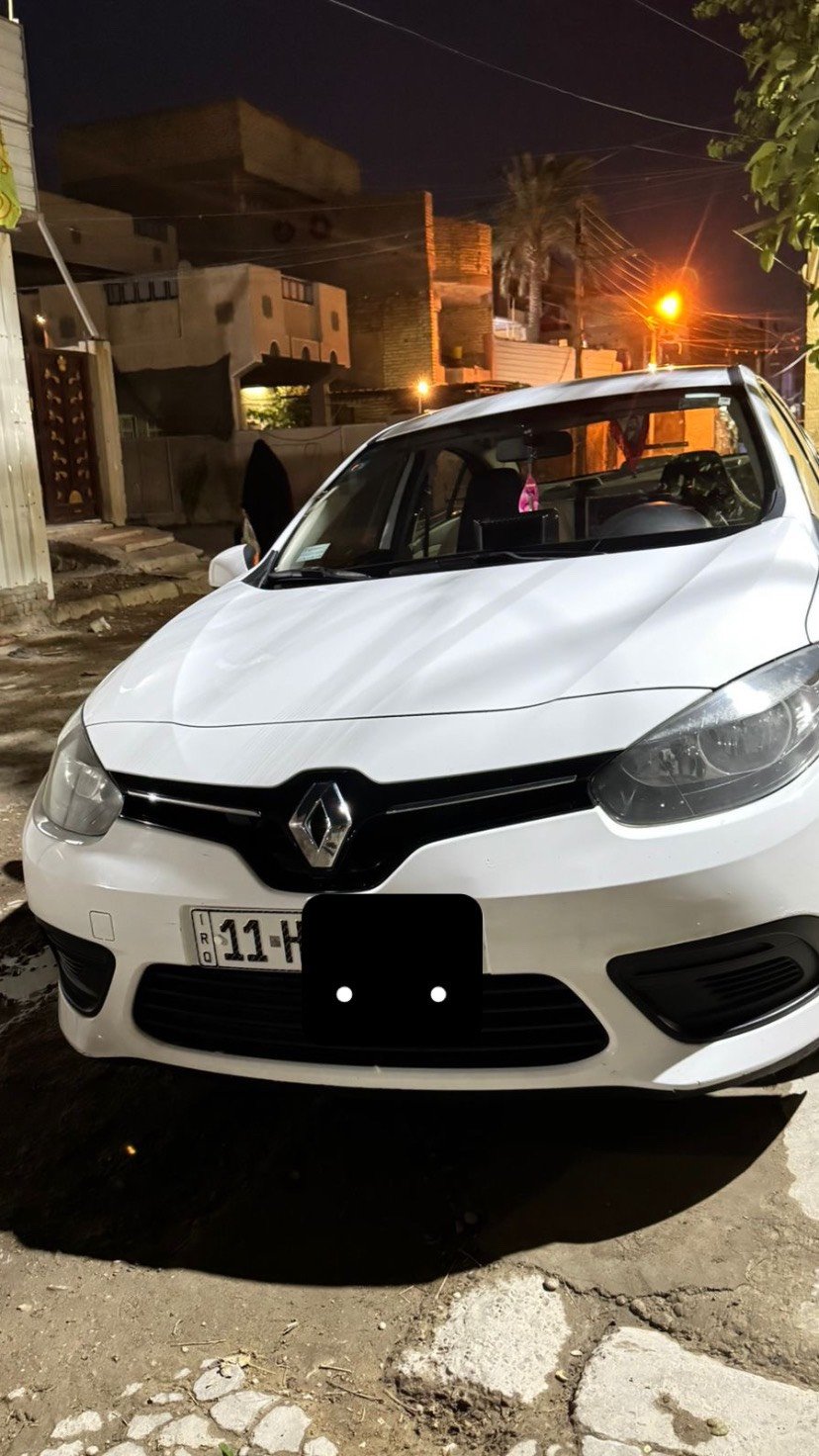 رينو فلاونس ٢٠١٦ رقم بغداد سياره نضيفه سونار جديد بدون اي ضرر 
