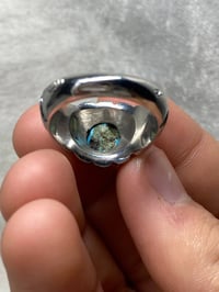 اللهم صل على محمد وآل محمد خاتم من الفيروز النيشابوري لبة سمائية صافية...