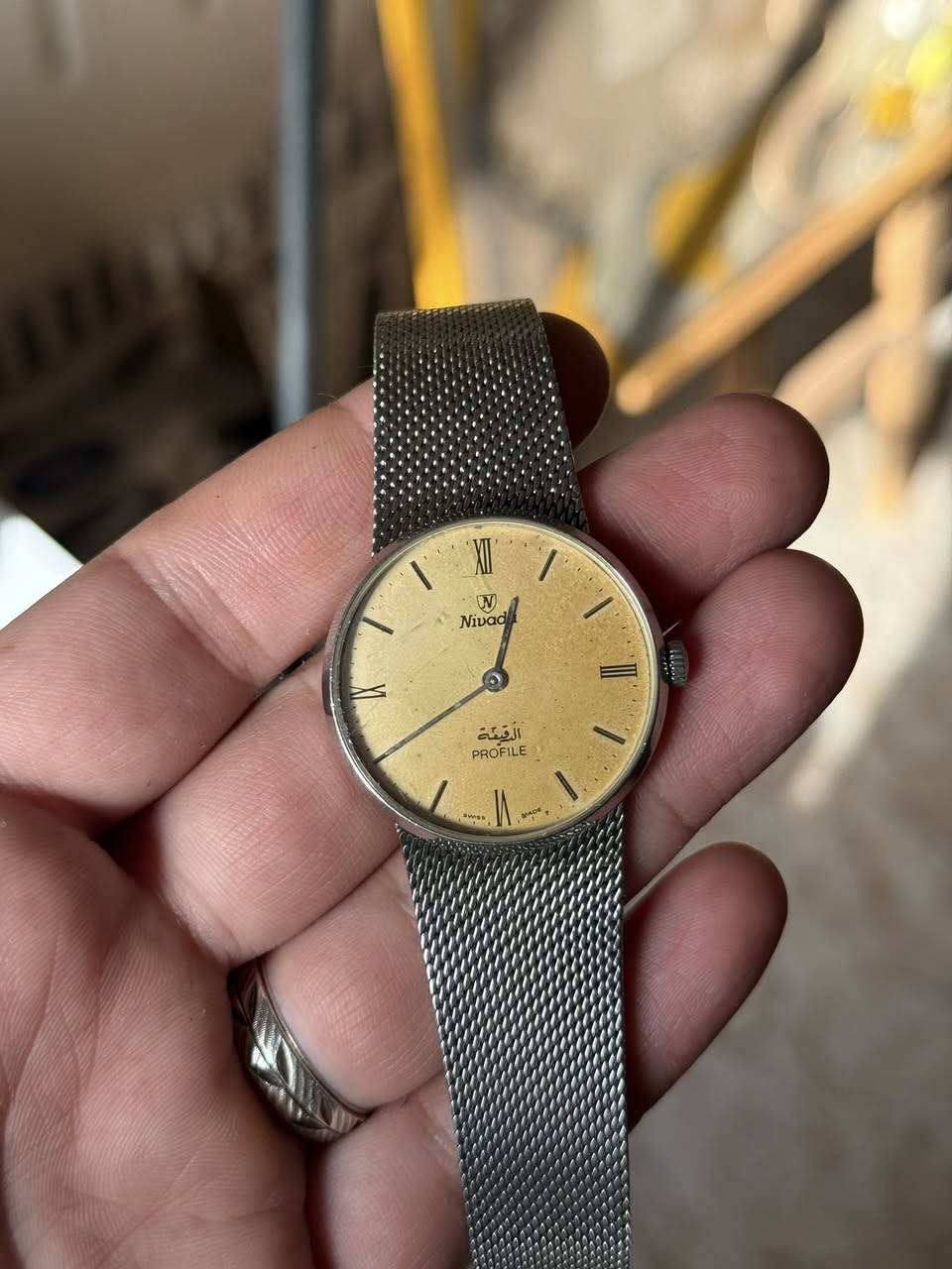 ساعه نيفادا سويسري اصلي الدقيقه
سير حصير

قطرها 33

نصب تكويك

نضام ميلين

ملاحظه مينه بيها اثار قدم

سعرها 140 الف


**إذا كنت صاحب هذا الإعلان وتريد حذفه لأي سبب، رجاءا أرسل رسالة إلى الدعم الفني**