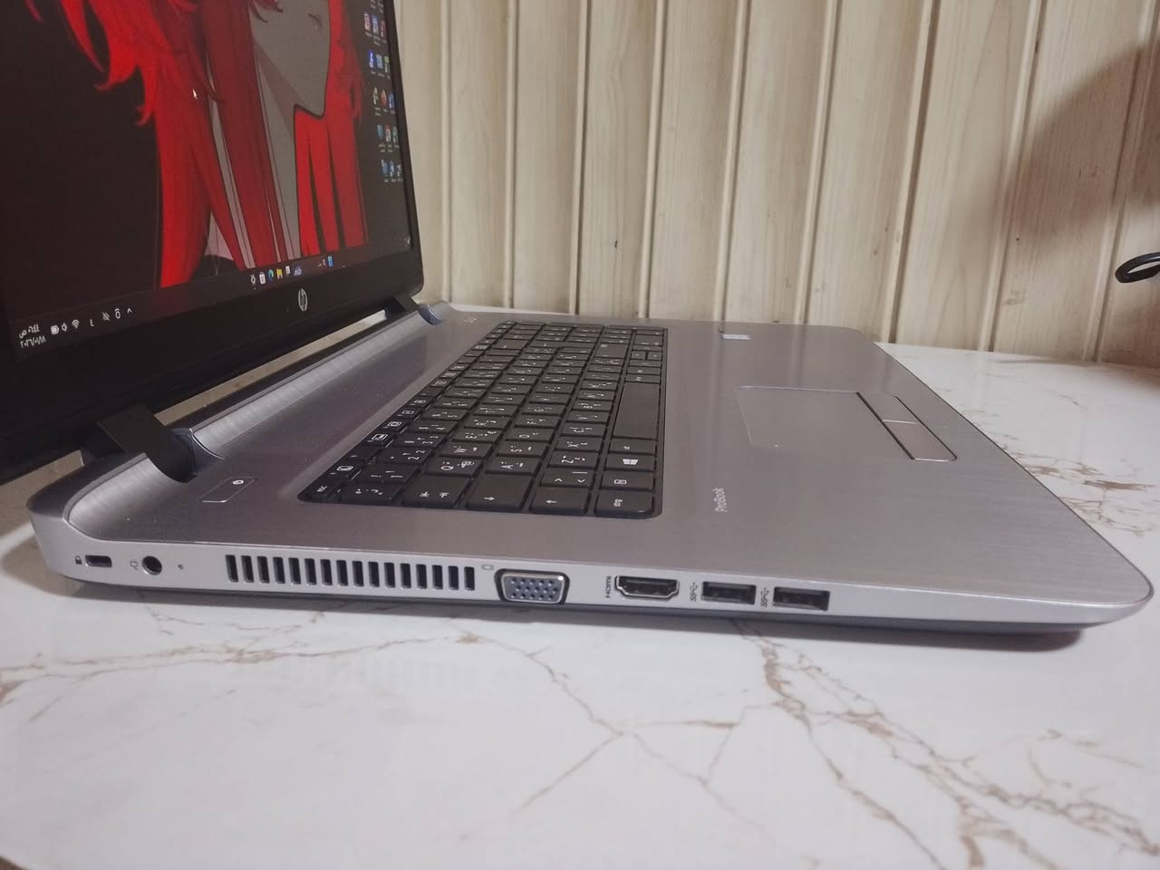 النوع الموديل: HP ProBook 470 G3
المعالج: Intel Core i7 (الجيل السادس)

الذاكرة العشوائية (RAM): 8 جيجابايت

سعة التخزين: 512 جيجابايت SSD

حجم الشاشة: 17.3 بوصة

نظام التشغيل: 11 Windows
كيبورد          : ضوئي 
للمراوس مع اكس بوكس مكاني موصل حي الزهور 
***********خاص او واتساب فقط
