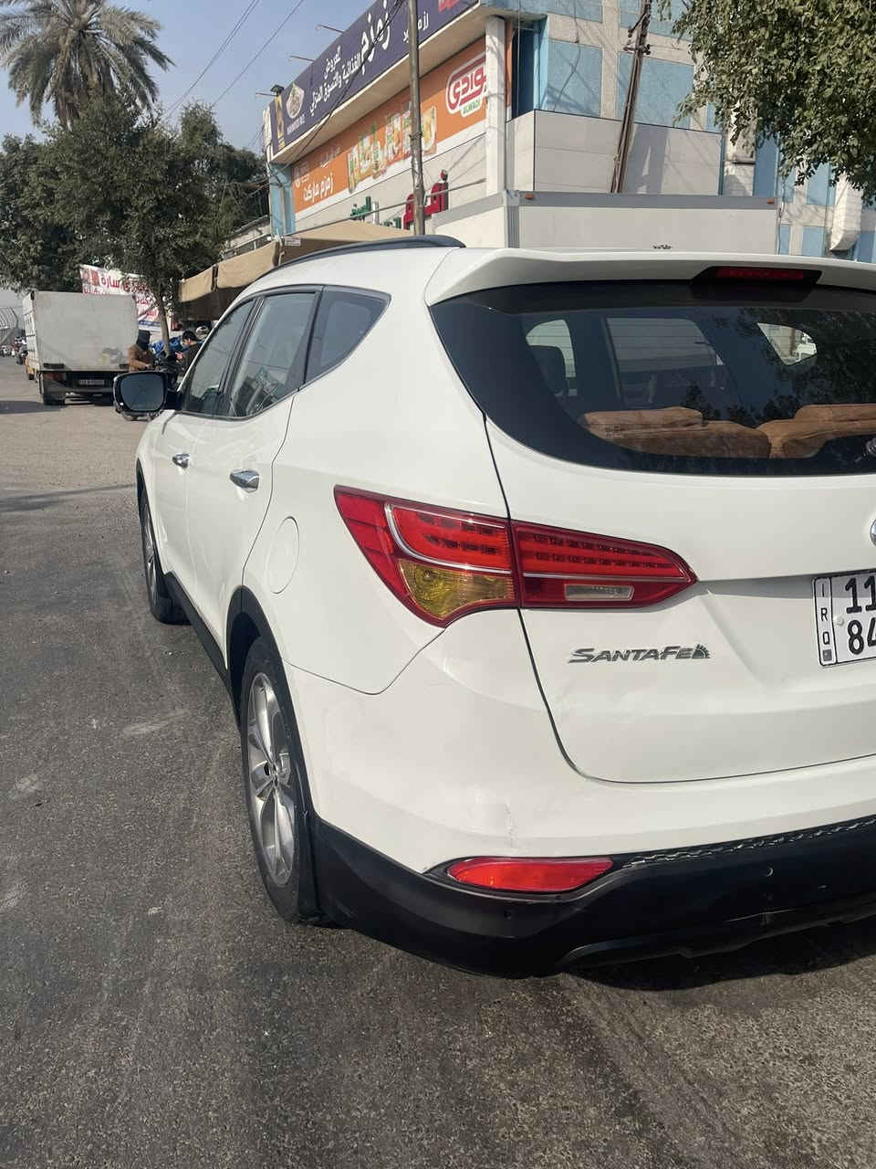 سلام عليكم سنتافي موديل 2013 خليجي فول واحد علا واحد  محرك 6 سلندر سبعه راكب بيه نص بنيد صبغ باقي كفلاه فور ويل كير محرك كفلاه تبريد ثلج صدر أماي خلفي جدد سياره خير من الله عنوان بغداد قرب طوبجي رقم تلفون ***********
