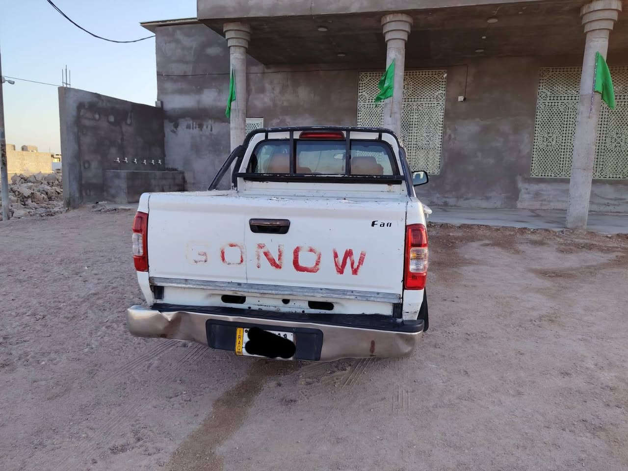 السلام عليكم
بيكب كنوه موديل 2012 للبيع السياره بأسمي كير ومحرك مكفوله حداده وتخم تاير جديد السعر 40 مكان السياره البصره للأستفسار ***********
