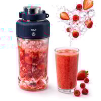 🥤 خليك صحي وين ما تروح مع خلاط RAF المحمول!  حضّر عصيرك الطازج والمخفو...