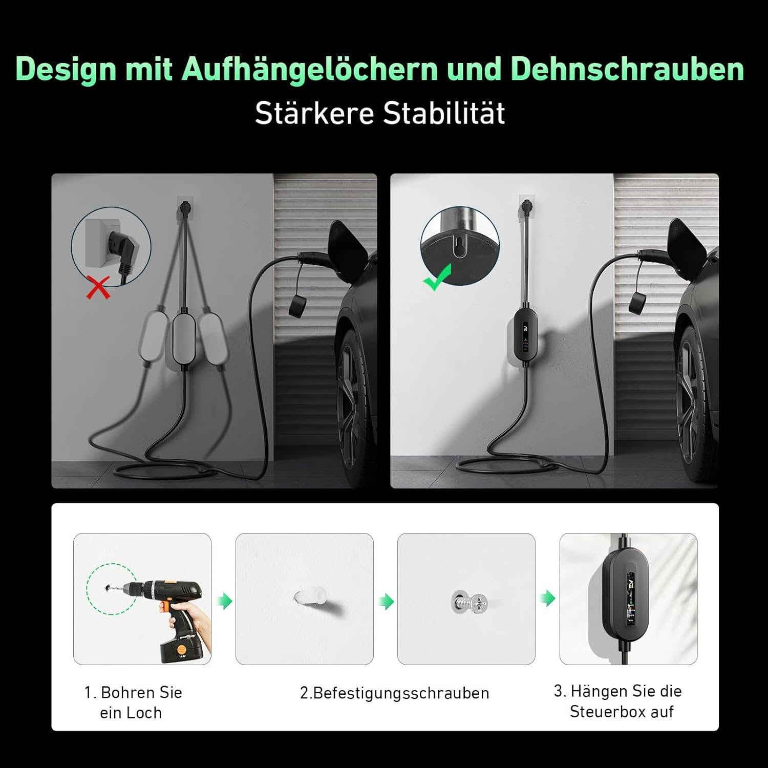 شاحن سيارات كهربائية محمول (Portable EV Charger) من نوع Type 2 وبقوة 3.7 كيلوواط (3.7kW)، ويتميز بطول كابل ضخم يصل إلى 15 متراً!
​طول الكابل (15 متر) يعتبر ميزة تنافسية خارقة لأن معظم الشواحن تأتي بكابلات قصيرة (5 أو 7 أمتار)، وهذا يحل مشكلة ركن السيارة بعيداً عن القابس المنزلي تماماً.
​
​🔌 اشحن سيارتك الكهربائية من البيت بكل راحة وبدون تقييد! ⚡🚗
​لكل أصحاب السيارات الكهربائية والهجينة (Hybrid) الذين يعانون من قصر كابلات الشحن أو صعوبة الوصول إلى قابس الكهرباء.. متوفر الآن الشاحن المنزلي المحمول الذكي والأكثر مرونة، بمواصفات عالمية واعتمادية عالية!
​لماذا هذا الشاحن هو الحل المثالي لك؟
​كابل خارق بطول 15 متراً: انسَ تماماً مشكلة مكان ركن السيارة! الطول الإضافي يمنحك حرية كاملة لشحن سيارتك حتى لو كان القابس في الداخل والسيارة في الكراج الخارجي أو الحديقة.
​قوة شحن 3.7kW ذكية: يوفر شحناً مستقراً وآمناً على ضفيرة السيارة وبطارياتها، ويعمل مباشرة على القابس المنزلي الاعتيادي (Schuko Plug) دون الحاجة لتمديدات معقدة.
​منفذ عالمي Type 2 (IEC 62196-2): متوافق تماماً مع أغلب السيارات الكهربائية والهجينة الحديثة (الأوروبية، الآسيوية، والعديد من السيارات المستوردة).
​مؤشرات LED ذكية للمتابعة: شاشة المؤشرات توضح لك حالة الشحن بوضوح (الاستعداد Standby، التوصيل Connecting، الشحن الجاري Charging، وأنظمة الأمان Safety).
​أنظمة حماية متكاملة: حماية مدمجة ضد ارتفاع الجهد، التماس الكهربائي، السخونة المفرطة، والتسريب الأرضي لضمان سلامة منزلك وسيارتك.
​📦 الملحقات الكاملة المرفقة :
​حقيبة حمل متينة ومقاومة للماء لتخزين الشاحن في صندوق السيارة بسهولة.
​قاعدة تثبيت جدارية مع البراغي الخاصة بها لتعليق الشاحن بشكل منظم.
​
​💰 السعر: ٦٥
التوصيل متوفر لكافة المحافظات 🚗


**إذا كنت صاحب هذا الإعلان وتريد حذفه لأي سبب، رجاءا أرسل رسالة إلى الدعم الفني**