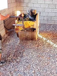 حدلة بيوت • فرش حجر • بلاط سيراميك