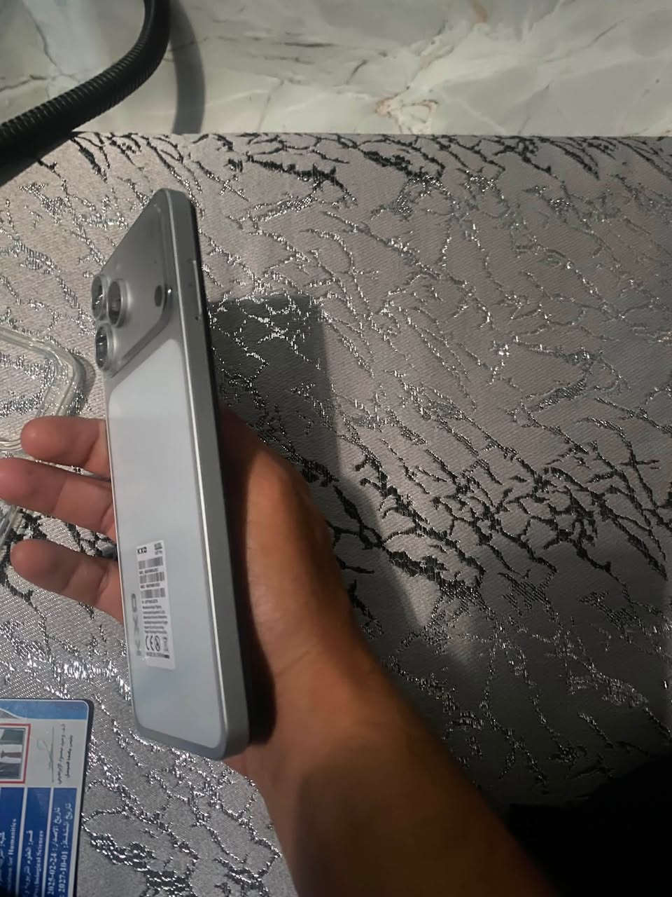 السلام عليكم 
يرهم مراوس 
شبه الآيفون 17 برو ماكس 
أسم الجهاز A07pro
ذاكرة 64 
دبل سيم 
جهاز نظيف مية بل مية  شخط ما بي 
غراضو كاملة معا
للاستفسار مراسلة الصفحة


**إذا كنت صاحب هذا الإعلان وتريد حذفه لأي سبب، رجاءا أرسل رسالة إلى الدعم الفني**