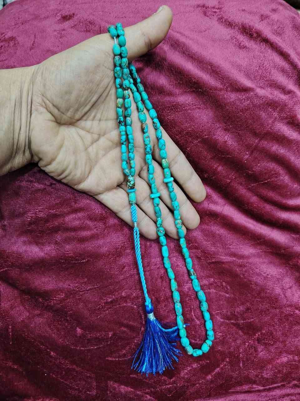 📿سبحة من مدينة نيشابور 📿
#فيروز نيشابوري 101خرزة 40غرام
بغداد المشتل 
واتساب***********
