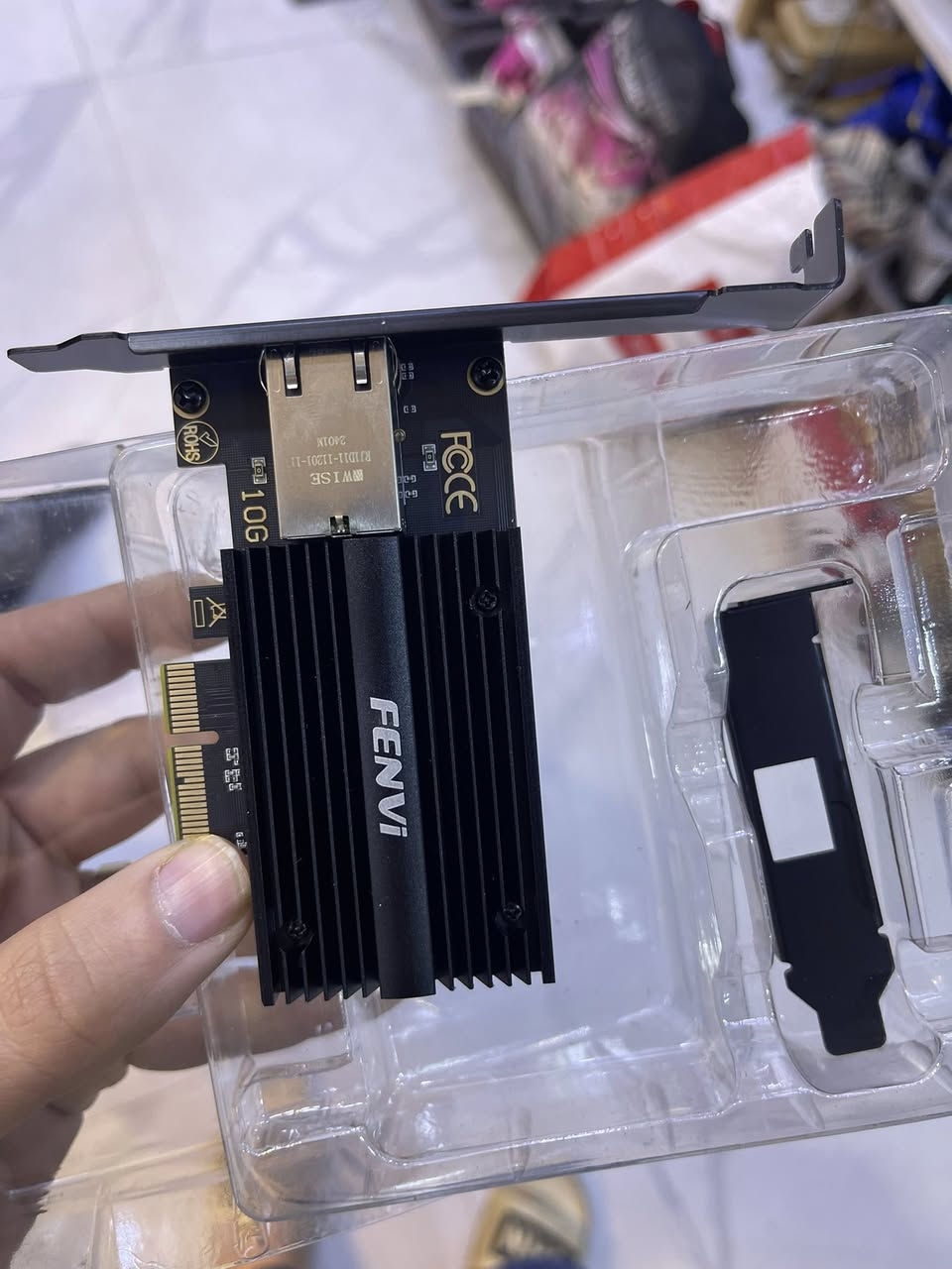 السلام عليكم
متوفر

PCIe، ماركته FENVI، ويدعم سرعة 10Gbps (10G)


**إذا كنت صاحب هذا الإعلان وتريد حذفه لأي سبب، رجاءا أرسل رسالة إلى الدعم الفني**