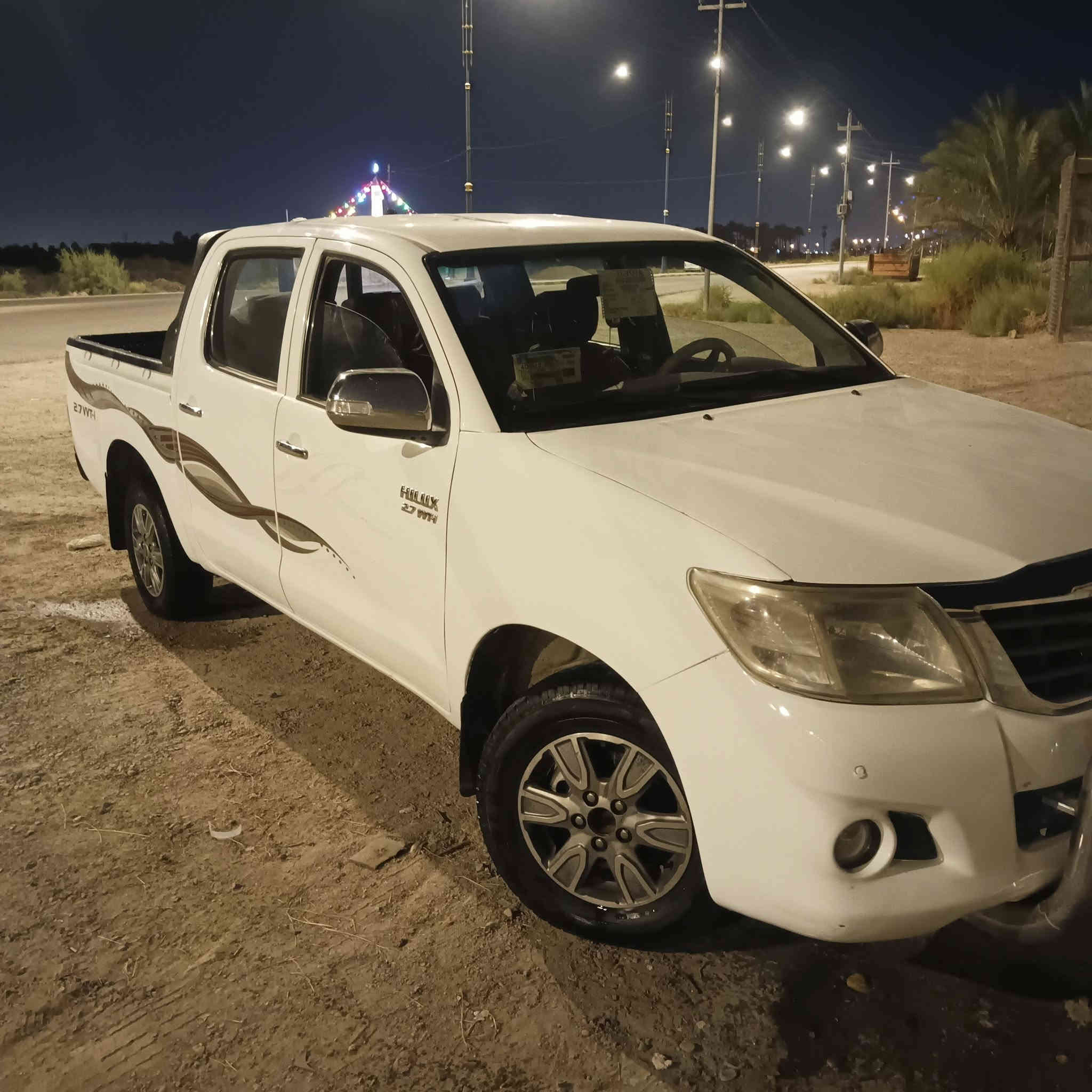 للبيع هايلوكس موديل 2013 شاصي 12كير عادي أم الدعاء دبل جكمجه
محرك مفتوح ماشيه 260الف السونار موجود بصور ‏
السعر 155ورقه 
مكان الفلوجه 
‏‪***********‬‏
