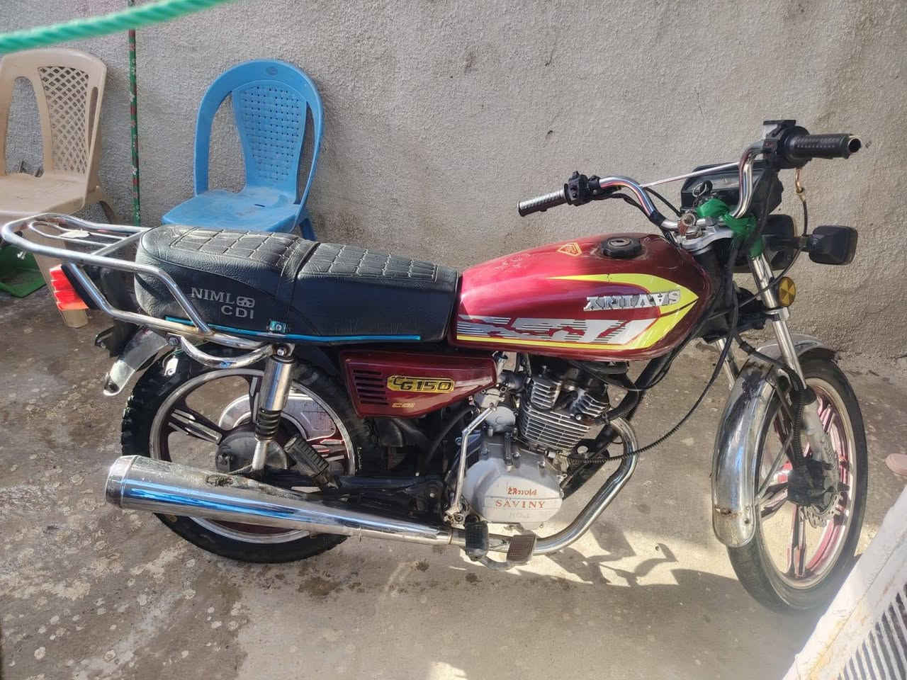 السلام عليكم دراجه ايراني 5 قير موديل 22
السعر 500 وبيها مجال 
الوان بغداد الزعفرانيه 
قرب ماكو نمير 
دراجه حلوه وخير من الله 
سلف كهربائيات كلها شغاله 
وانا مكفل بدنا شيور 
هذا رقم راعيها 
***********
