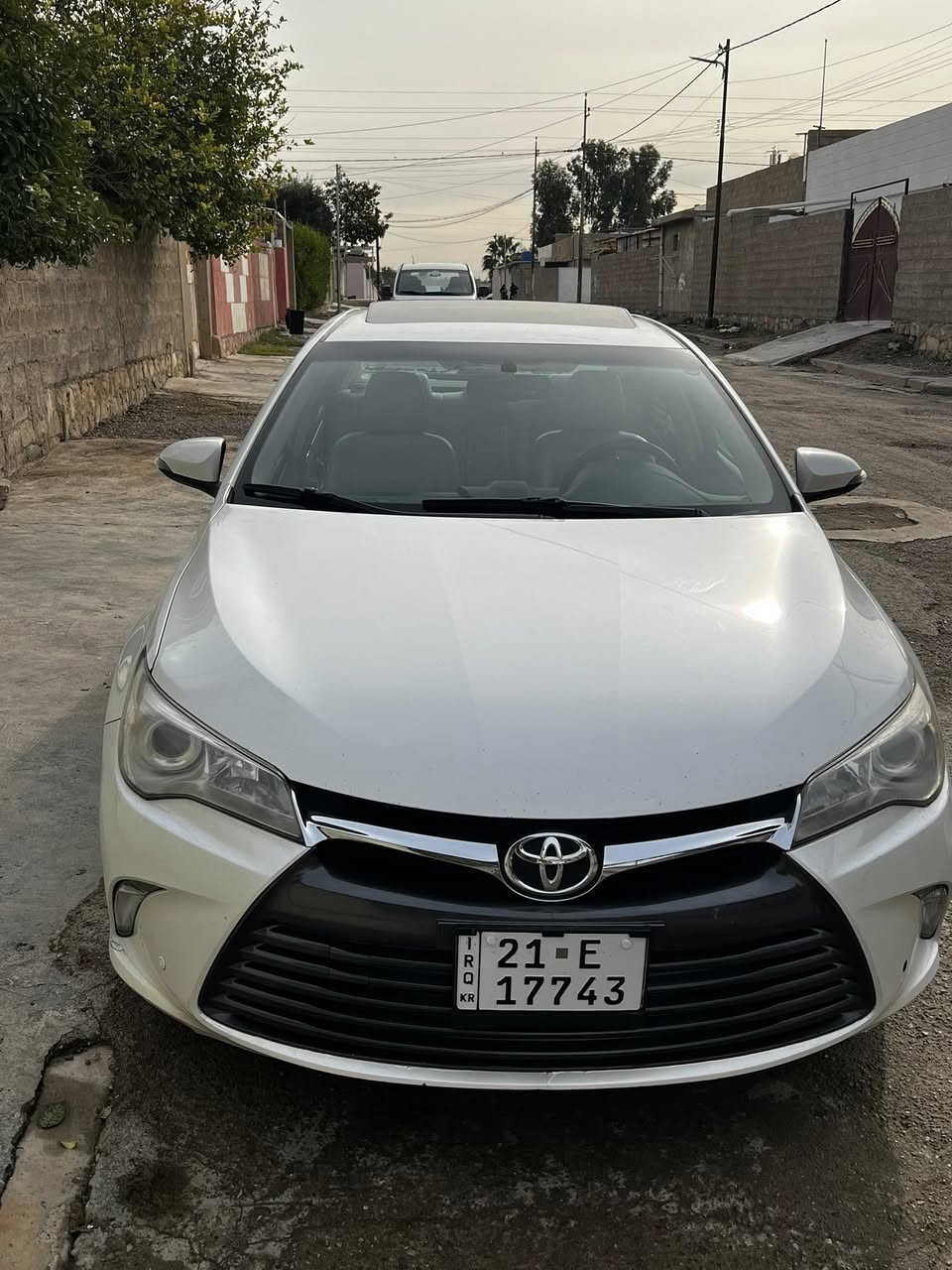 كامري خليجي رقم سليمانية
موديل 16 ماشية 138 الف كيلو متر
السيارة فول سلايت بصمة تشغيل عن بعد
كشن كهربائي برده خلفية 
كير محرك تبريد بشرط سيارة جاهزة
تخم تاير صدر بطاقة بنزين بيها سنوية بسمي
السعر 175وبيها مجال مكان السيارة كركوك
***********
