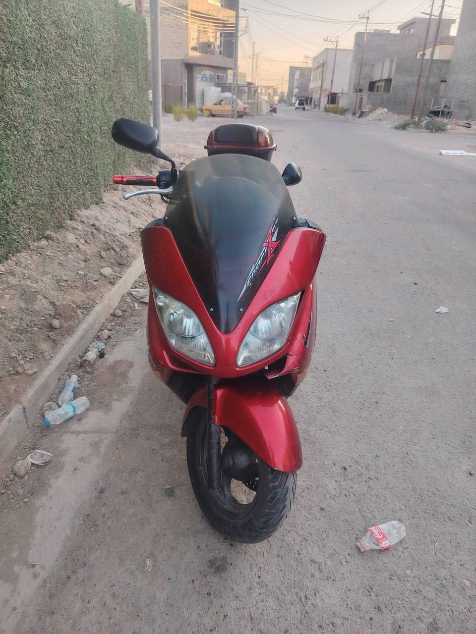 سلام عليكم فورزه 08 للبيع دراجه مكينتها تخبل لا تبخير لا تنقيص دراجه بيها نواقص قليله مثل تطبيك الكفرات ودبلات خلفيه تعبانه هاذا كل نقص دراجه سعرها 750 ومكاني بغداد ***********
