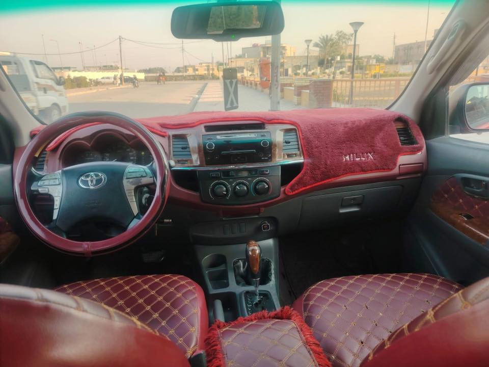 للبيع تويوتا هايلوكس 2014 سيد نهرو فول مواصفات شاصي 22 سنوية جديدة 2030 رقم اربيل دولي ماشية 162 الف حقيقي تخم تاير جديد حدادية جديدة كير مكينة كفالة السعر 230 وبيه مجال المكان واسط عزيزية الرقم ***********
