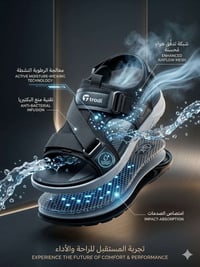 صندل رجالي • مقاسات 41-45 • مجمع قفطان