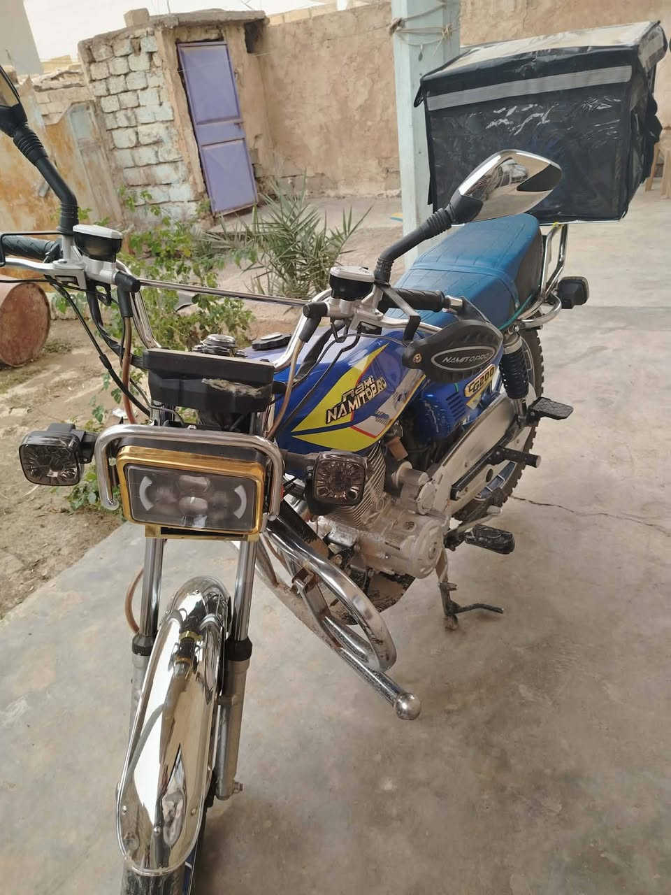 السلام عليكم ماطور موديل 25جاهز بس شغل وتمشي كلو شرط تفحص وتاخذ السعر 725الف وبي مجال بسيط المكان الشرقاط ***********
