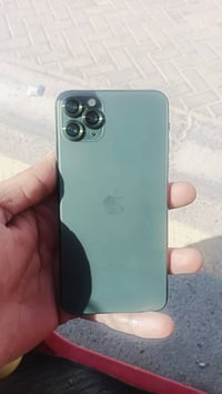 ايفون 11برو ماكس مكفول من تبديل بطاريه وشاشه   بطاريه 80 عده زلغه بل ش...