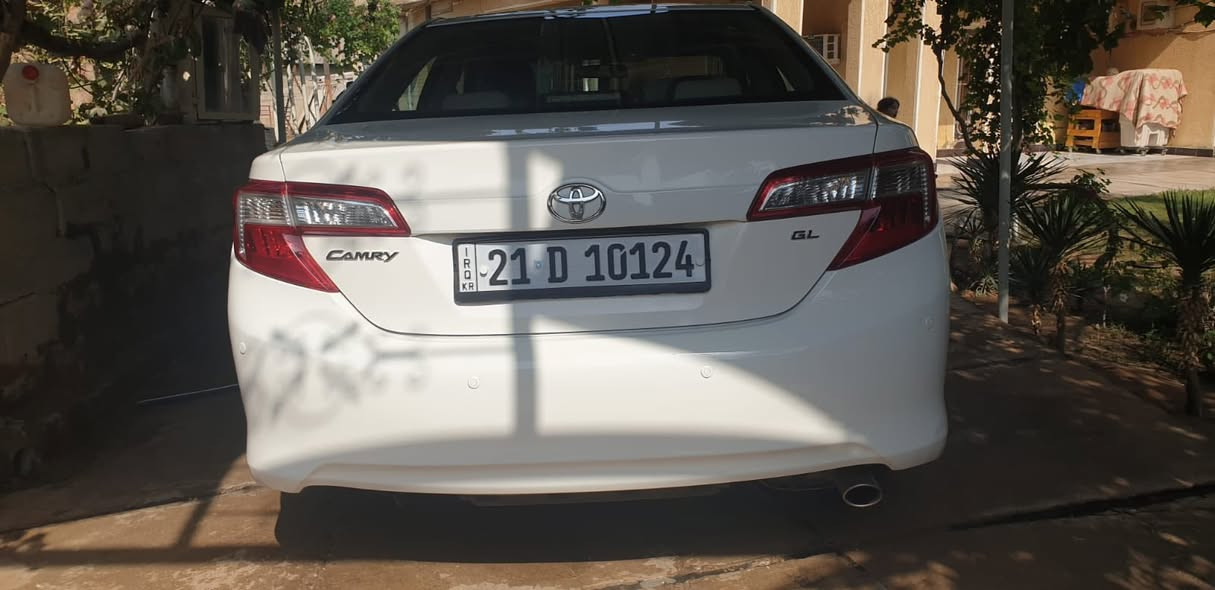 السلام عليكم ورحمة الله وبركاته
———- للبيع او المراوس———-

تويوتا كامري 

وارد خليجي.  —-بدون ايرباك

الموديل.  —- 2012

فئه.  —-GL

حجم المكينة.  —2500/V4

اللون.   —-ابيض

المسافة المقطوعة—-180

حالة السيارة (كلين)
-رقم سليمانية باسمي

-محرك كير تبريد صدر كفالة 
-السعر عالخاص 
-المكان صلاح الدين قضاء الضلوعية
-للاستفسار مراسلة الرقم واتس او اتصال مباشر 
-***********

