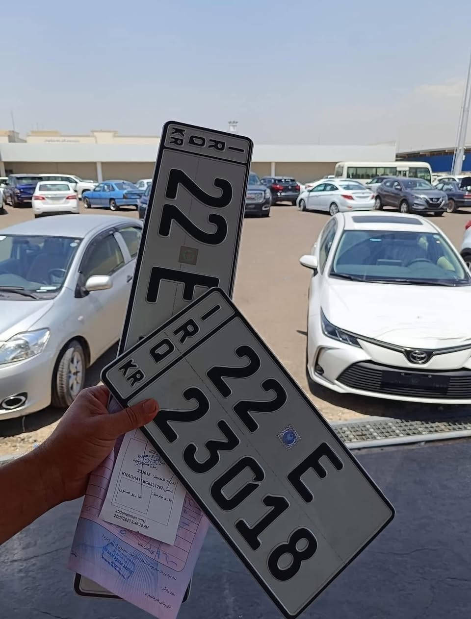 السلام عليكم الي يحتاج شي بدائرة مرور أربيل اني  موجود هناك الي يحتاج تحويل سيارات  او تجديد ارقام سيارات او تجديد سنويةاو مفقودات سنوية او ارقام كلة نفس اليوم  والي عنده شكالات بدائرت مرور أربيل اني حاضر اتصلو على هذه الرقم (***********) موجود بي واتساب اي سوأل اني حاضر
