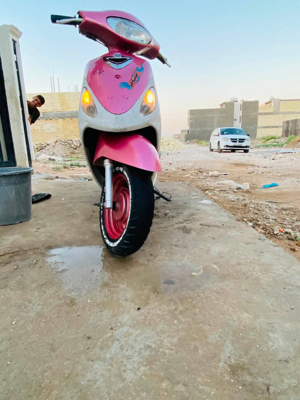 دراجه ماكس منغولي 120 للبيع نقصه بس كهربائيات لايت هورن سكن شغال دراجه بحالة وكاله للبيع السعر خاص  او هذه رقمي *********** بغداد الغزاليه
