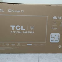 TCL ٥٠بوصة • ٤K حقيقي • ريموت ناطق