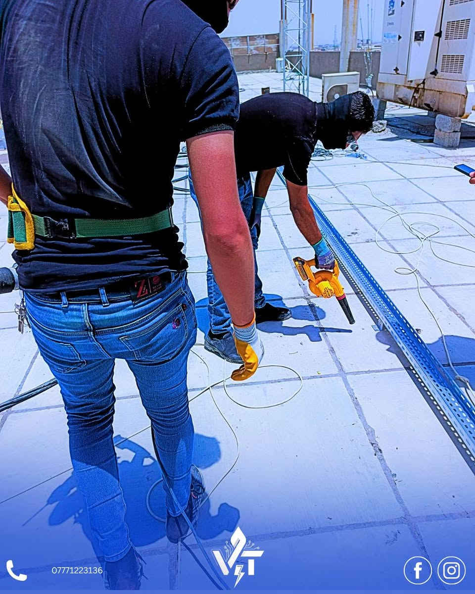 🔧⚡ تنفيذ دقيق... وتنظيم يدوم
جانب من أعمال كادر فولت تك - VOLT TECH في تنصيب تري كيبل بعرض 10 سم وبطول 100 متر لنقل وتنظيم كيبلات الداتا، وفق أعلى معايير الجودة والتنفيذ الاحترافي.

✔️ مسارات منظمة وآمنة
✔️ حماية أفضل للكيبلات
✔️ تنفيذ هندسي دقيق

📞 ***********
📍 بغداد & النجف الأشرف

VOLT TECH — طاقة • أمان • جودة
